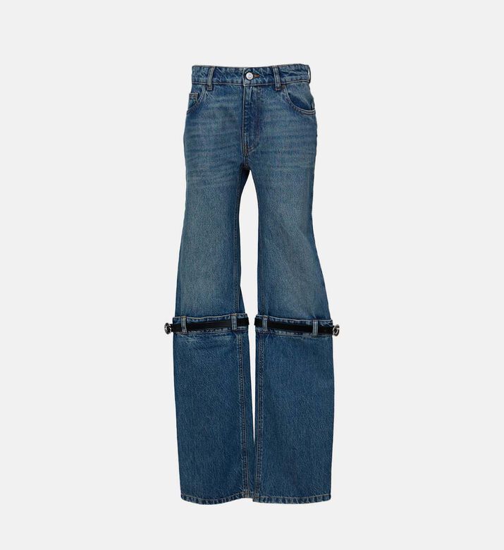 Hybrid Woven Denim Pants