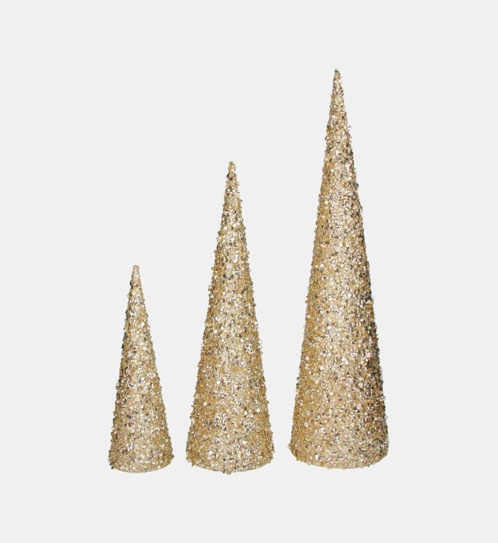 Glittered Christmas Tree Ornament - 16.5 X 16.5 X 61 Cm Glittered Christmas Tree Ornament - 16.5 X 16.5 X 61 Cm