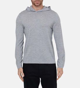 Knit Long-sleeve Hoodie