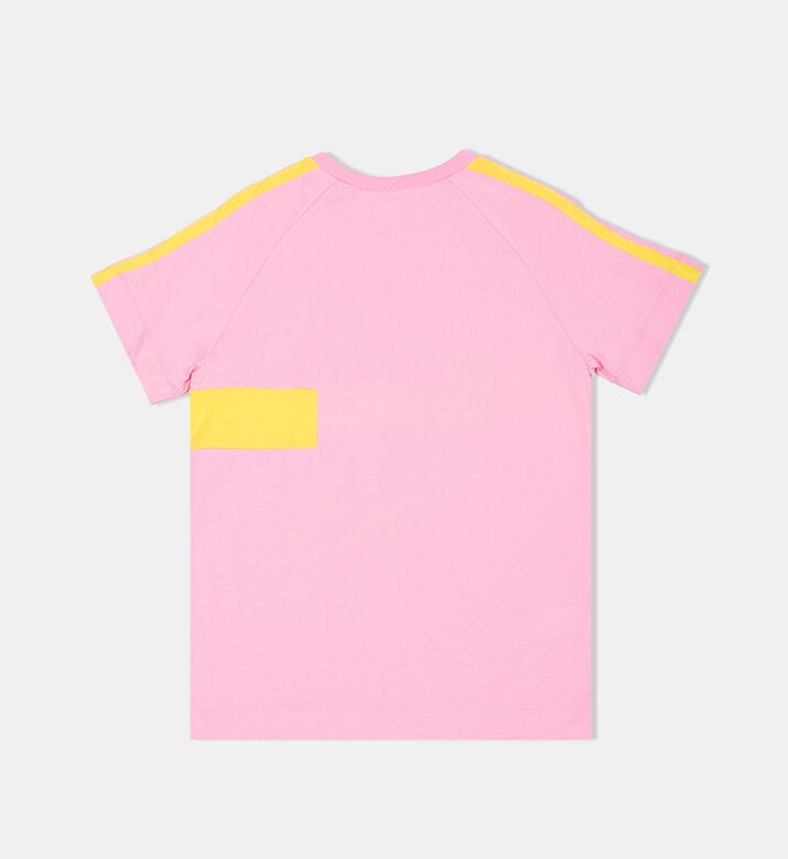 Junior Girl Striped Color-blocked T-shirt Junior Girl Striped Color-blocked T-shirt