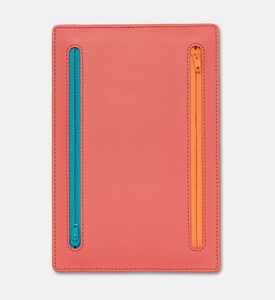 Le Marais 101 Contrasting Zippers Rectangular Organizer, Red, Packshot View