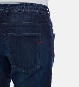 جينز واسع الساق برباط