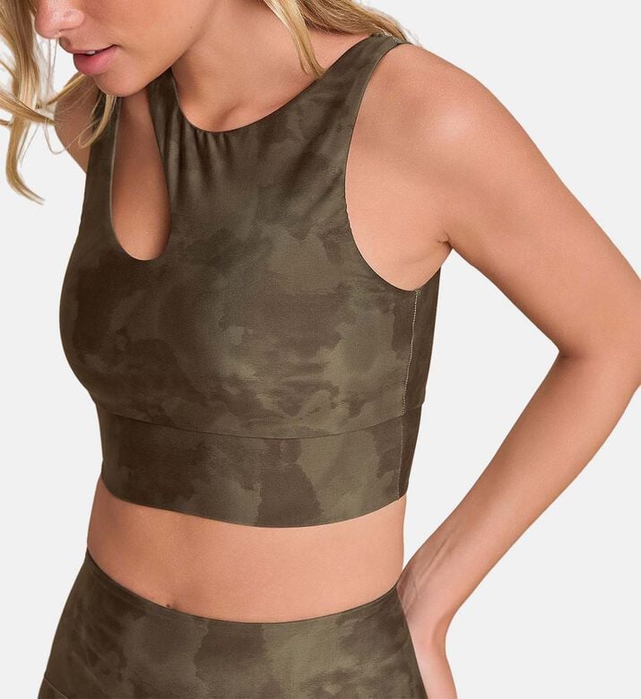 LIVE! Camo-print Mid-thigh Shorts, Model View LIVE! Camo-print Mid-thigh Shorts, Model View