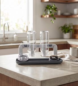 Oxo Plastic Water Bottle Drying Rack, Model View