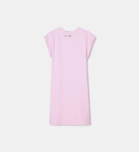 فستان بدون أكمام بياقة دائرية