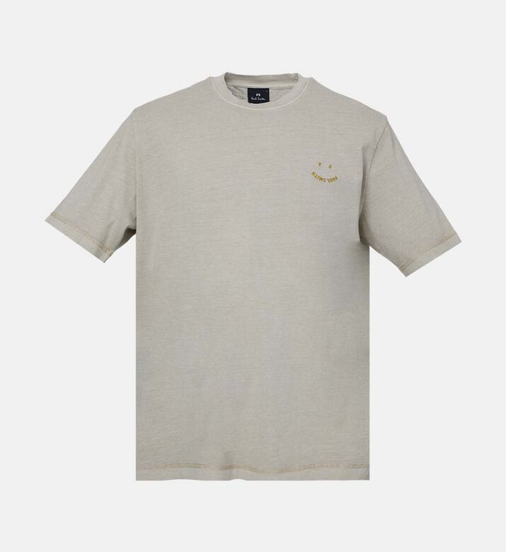 Cotton Embroidered Logo T-shirt