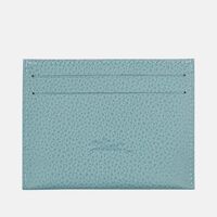 Leather Embroidered Logo Card Holder
