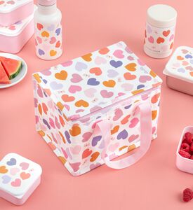 A Little Lovely Company Cool Bag 5.5l - Hearts, Packshot View