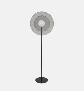 Home Deco and More Leher Circular Iron Floor Lamp, Packshot View
