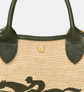 حقيبة يد لو بانييه قماش مُطرزة