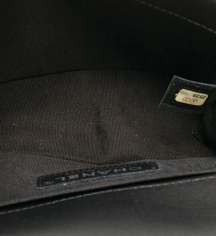 Chanel Preowned Chanel Black Quilted Leather Small Boy Flap Bag, Packshot View