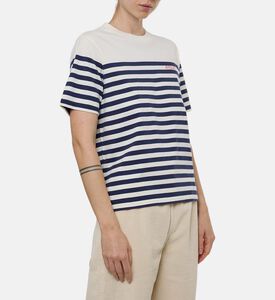 Maison Labiche Popincourt Love Embroidered T-shirt, Model View