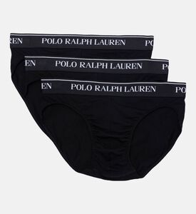 Ralph Lauren Low-rise Briefs 3-pack Set, Black, Xxl, Packshot View