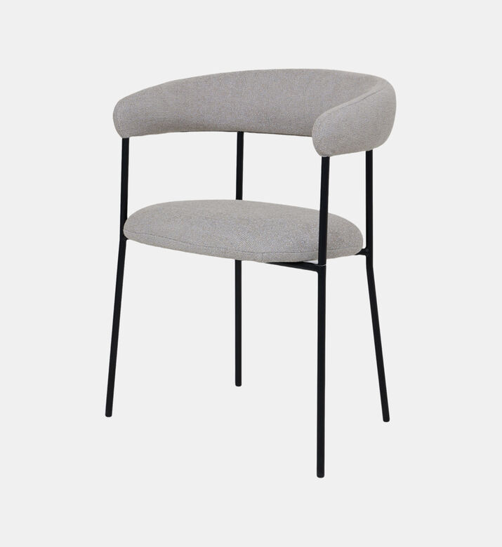 Dan Form Plenti Boucle Fabric Dining Chair, Taupe, Packshot View Dan Form Plenti Boucle Fabric Dining Chair, Taupe, Packshot View