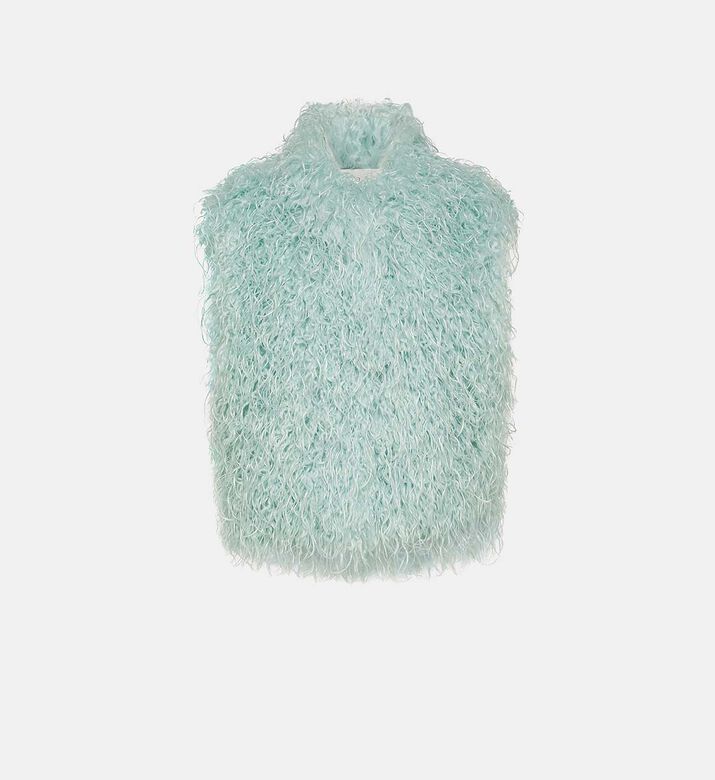 Fuzzy Sleeveless Gilet