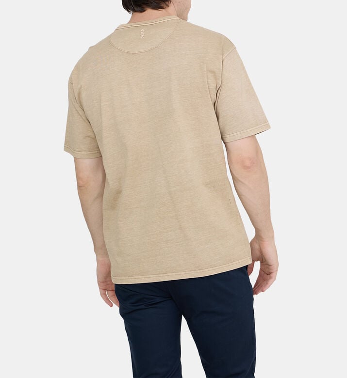 Cotton Plain Crewneck T-shirt