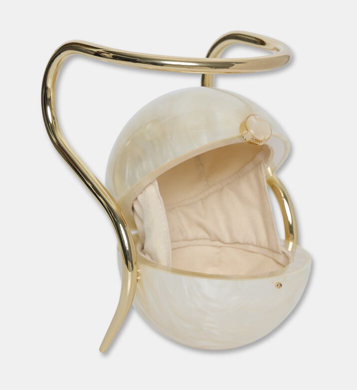 Cult Gaia Pearl Top-handle Clutch Bag, Packshot View