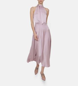 Halter-neck Midi Dress