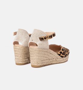 Animal Print Wedge Sandals
