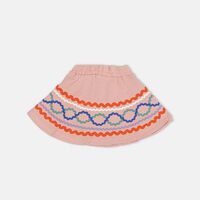 Barbera Knit Wavy Pattern Skirt