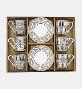 Palazzo Coffee Saucer 6-piece Set