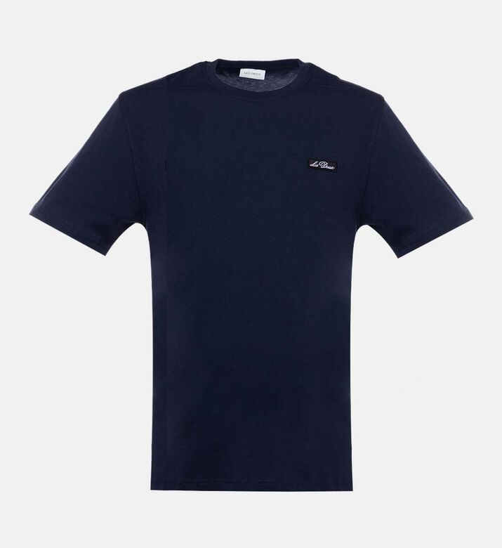 Les Deux Patch Short-sleeve T-shirt, Navy, L, Packshot View