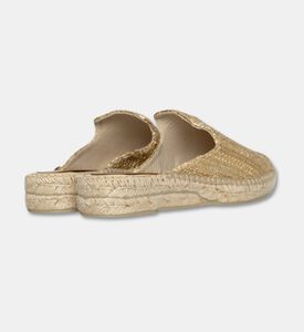 Salvi Metallic Woven Espadrille Mule, Packshot View