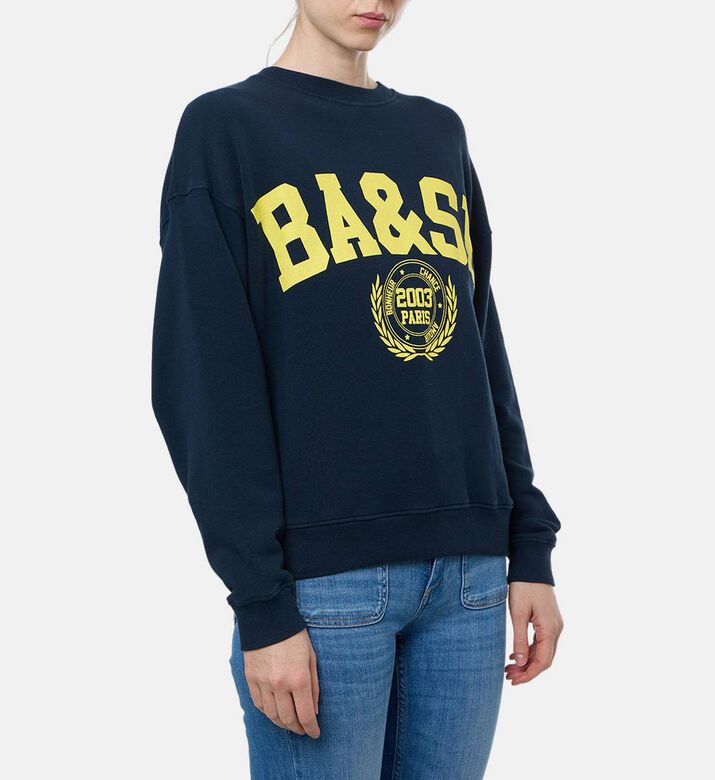 Ba and Sh Benjamin Cropped Sweatshirt, Model View