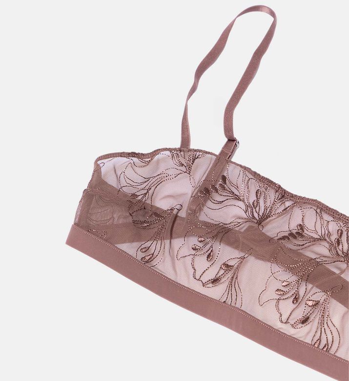 Saaudrey Floral-embroidery Bra