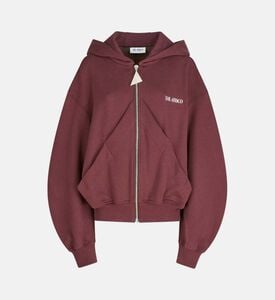 بلوزة مطرزة بغطاء رأس