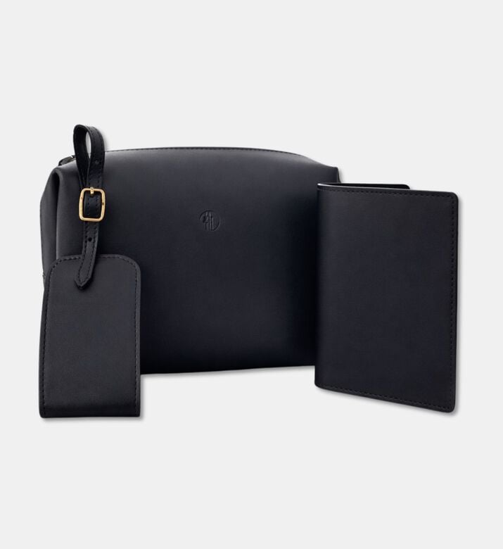 Tohfa Luxe Voyage Premium Leather Gift Set, Black, Packshot View