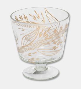 Home Deco and More Leaves Engraved Round Base Vase, Packshot View
