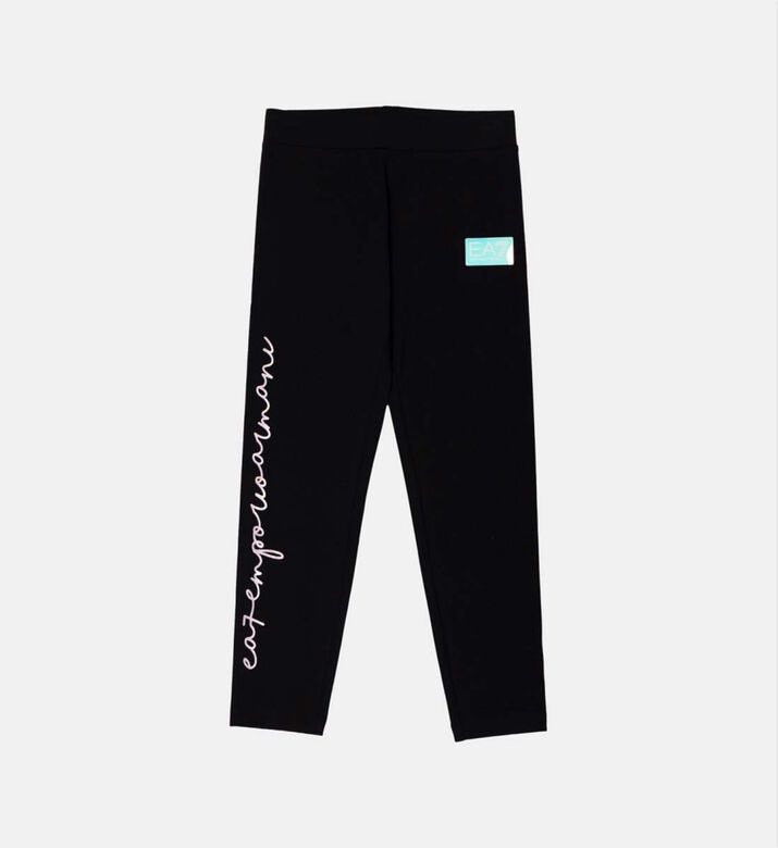 Cotton Logo-badge Leggings