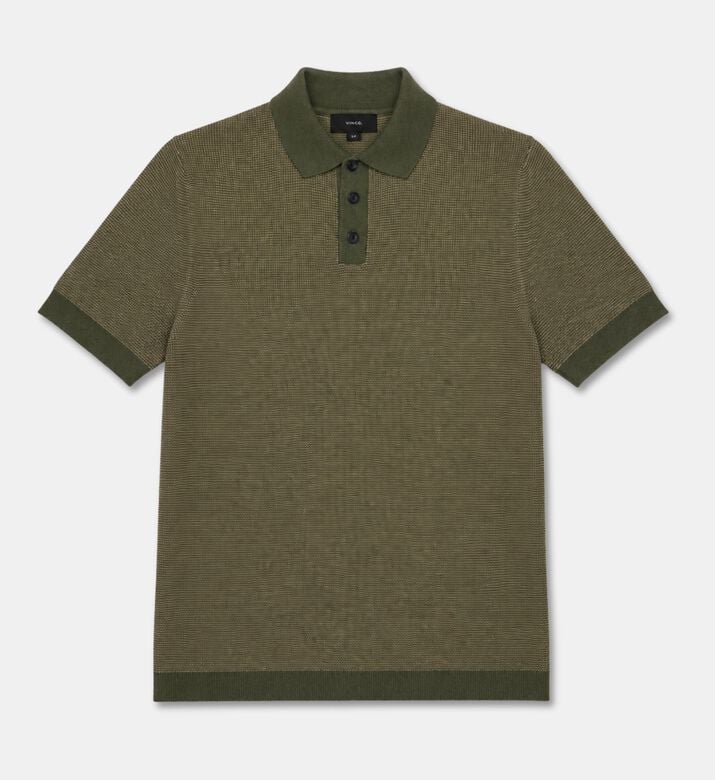 Vince Knit Polo Shirt, Packshot View