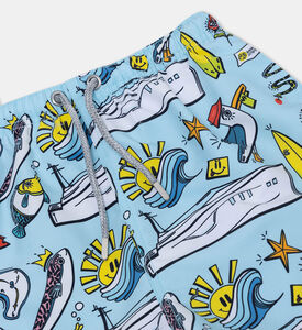 شورت سباحة صيفي غونييز صغيرة للأولاد الصغار