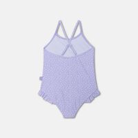 Lila Leopard-print Bathing Suit