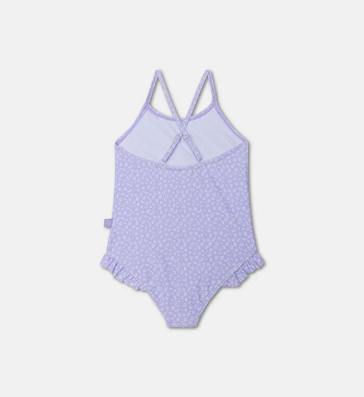 Lila Leopard-print Bathing Suit