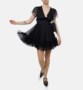 The Kooples Multi-layered A-line Mini Dress, Model View