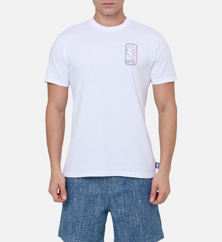 Patureau Nba Logo-embroidery T-shirt