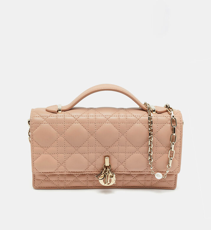 Dior Preowned Dior Rose Des Vents Mini My Dior Top Handle Bag, Packshot View