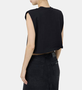 Cotton Sleeveless Crop Top