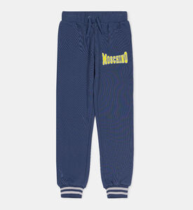 بنطال رياضي بطبعة شعار للأولاد