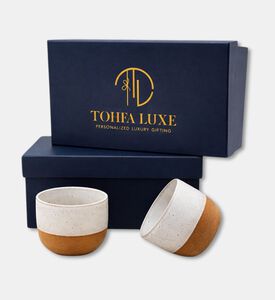 Tohfa Luxe Madina Ceramic 2-piece Cup Set Gift Box, Packshot View