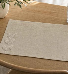 Home Deco and More Fuse Embroidered Table Mat, Model View