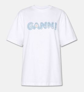 Ganni Logo Short-sleeve T-shirt, Packshot View