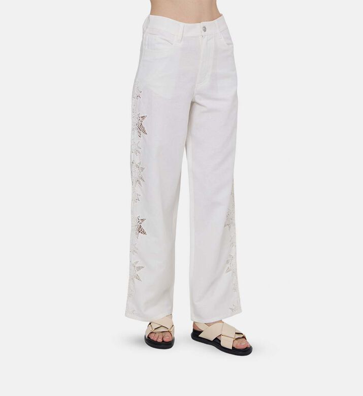 بنطال إلفي واسع قطن