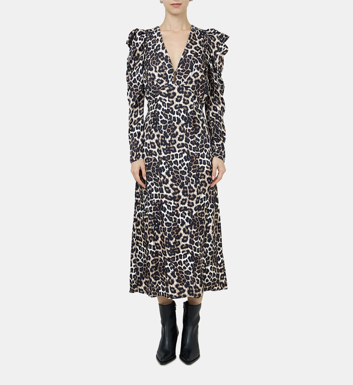 Natural Skin Cream Midi Dress Natural Skin Cream Midi Dress