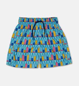 Marie Raxevsky Boys Swim Shorts - Bottle, Packshot View