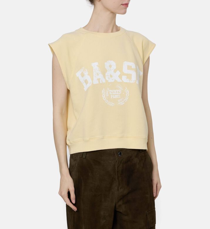 Ba and Sh Sweat Beata, Yellow, Xs, Model View