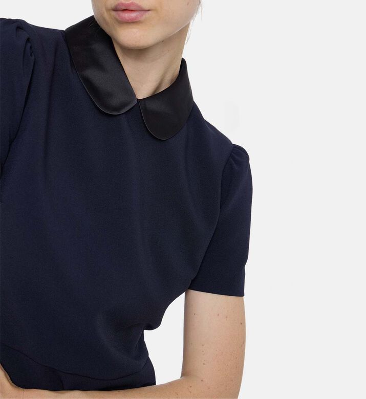 The Kooples Retro Collar A-line Mini Dress, Model View